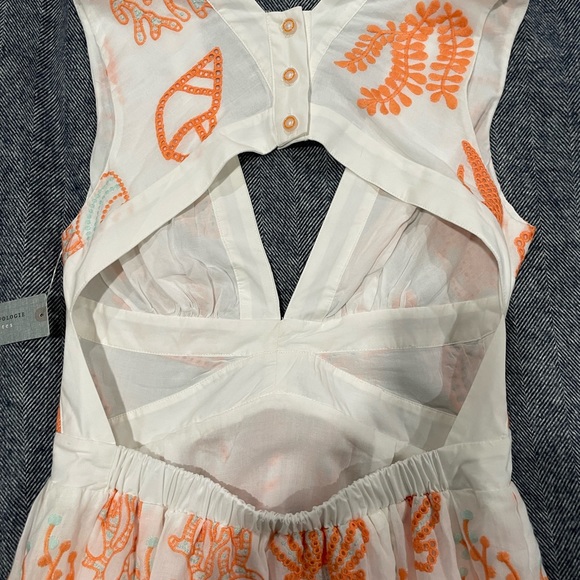 Maeve Embroidered Shell Midi Sundress, 00p - Picture 8 of 9